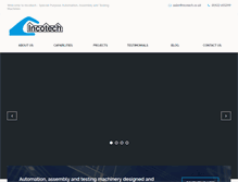 Tablet Screenshot of incotech.co.uk